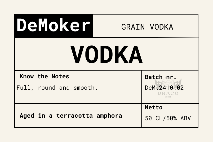 De Moker Grain-Fig Vodka